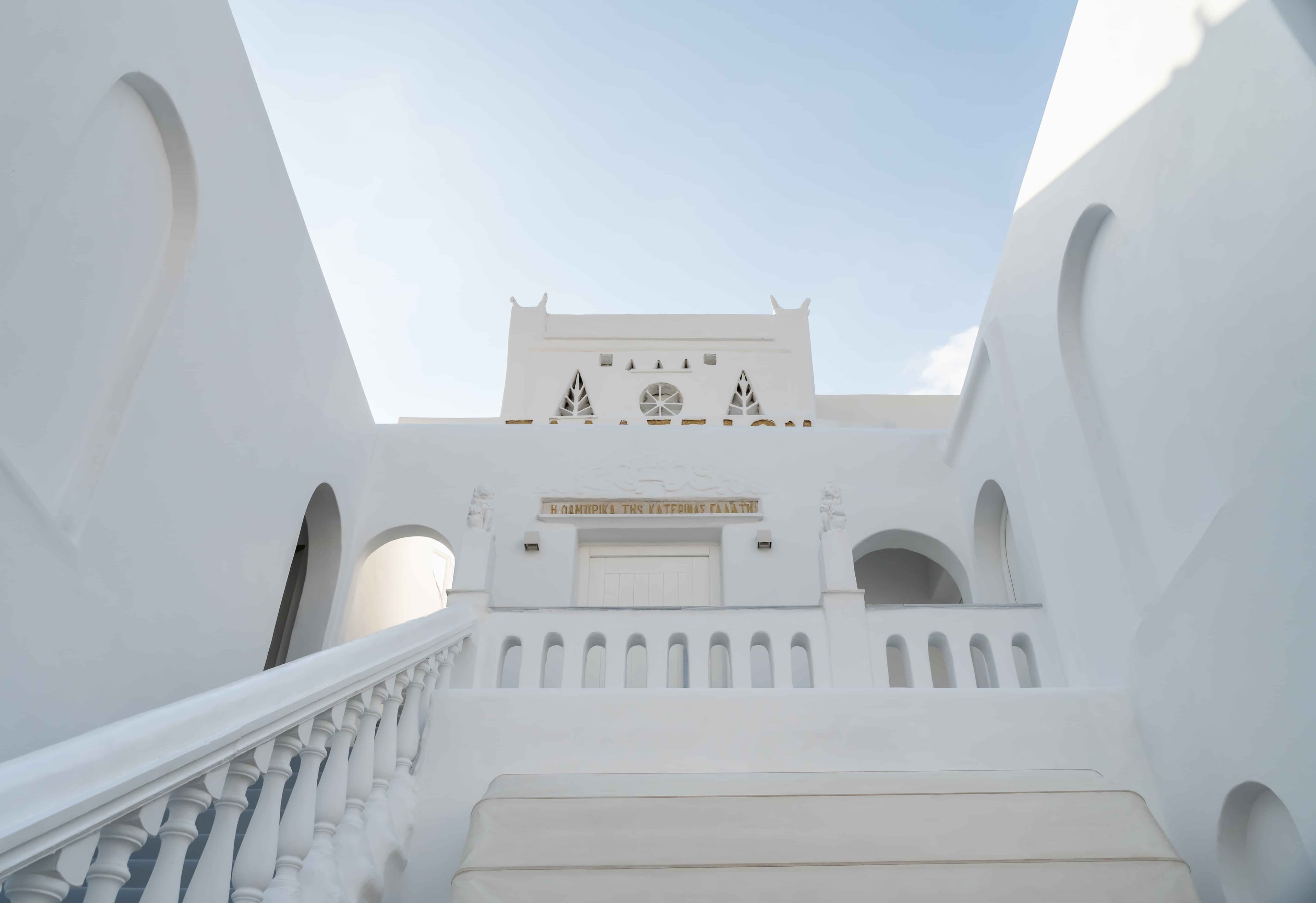 Hotel public spaces with elegant Mediterranean design