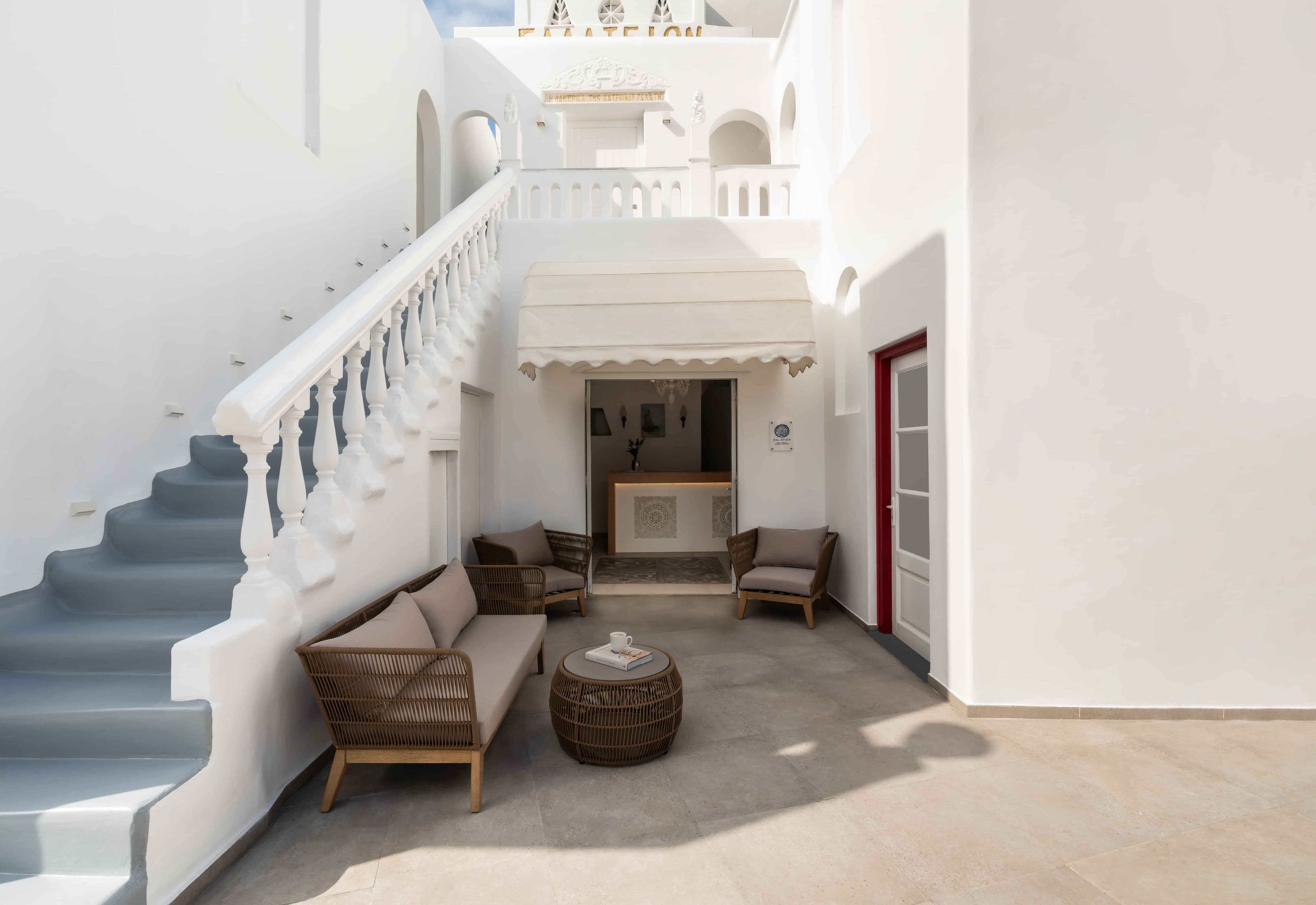 Picturesque hotel exterior with traditional architecture